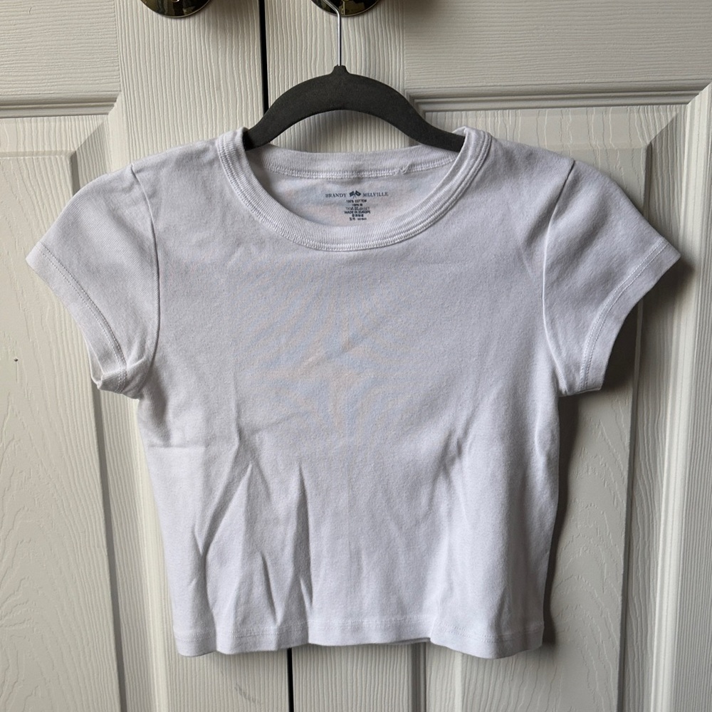 Brandy Melville White Short Sleeve Tee